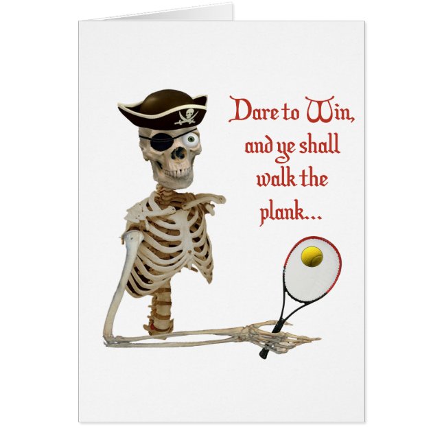 Walk the Plank Pirate Tennis (Front)