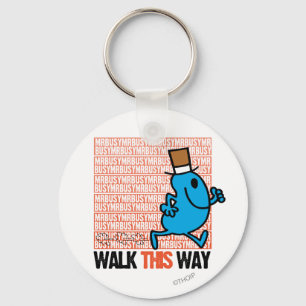 Walk This Way Key Ring