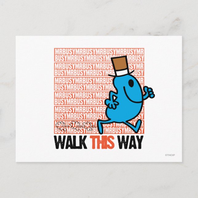 Walk This Way Postcard (Front)