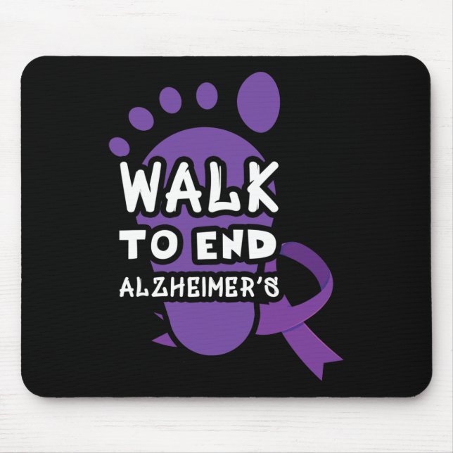 Walk To End Heimer Heimers Awareness  Mouse Pad (Front)