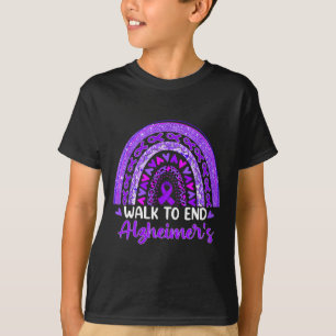 Walk To End Heimerheimer Disease Awareness Purple T-Shirt