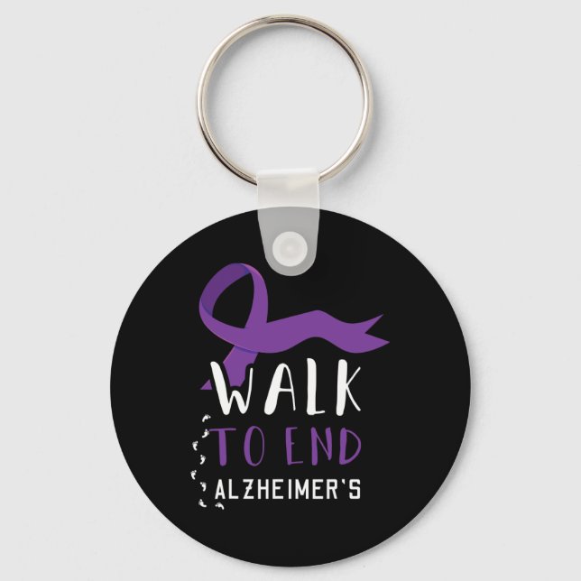 Walk To End Heimerheimer Heimerheimers Awareness  Key Ring (Front)