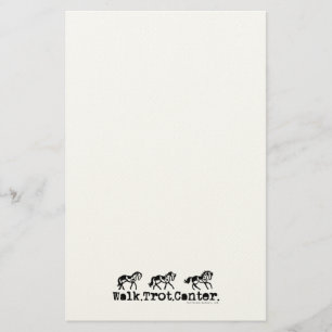 Walk Trot Canter Stationery