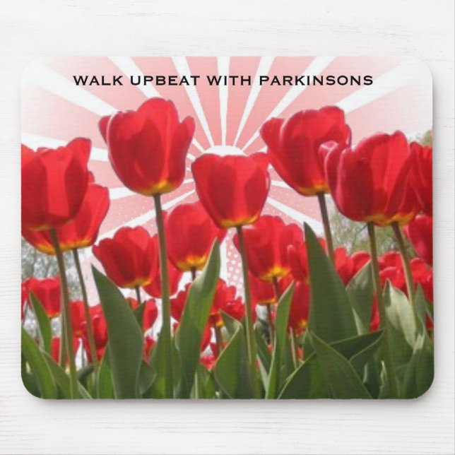 WALK UPBEAT WITH PARKINSONS MOUSE PAD (Front)