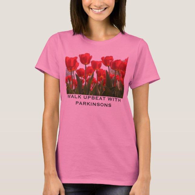 WALK UPBEAT WITH PARKINSONS T-Shirt (Front)