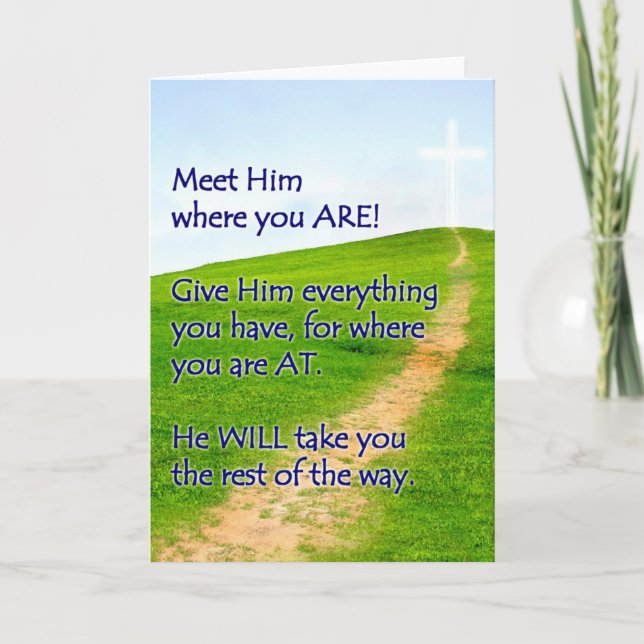 Walk with Christ Card (Front)