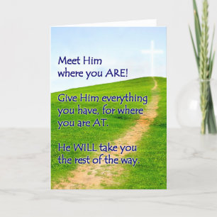 Walk with Christ Card