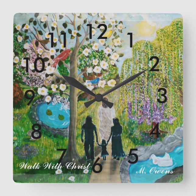 Walk With Christ Clock With Numbers (Front)