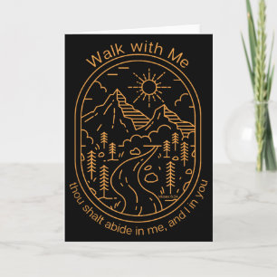 Walk With Me 2026 Lds Youth Theme Camp  Card