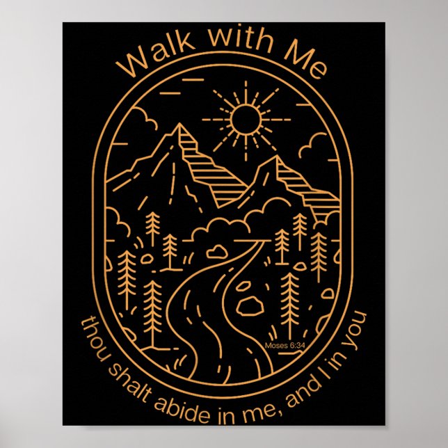 Walk With Me 2026 Lds Youth Theme Camp  Poster (Front)