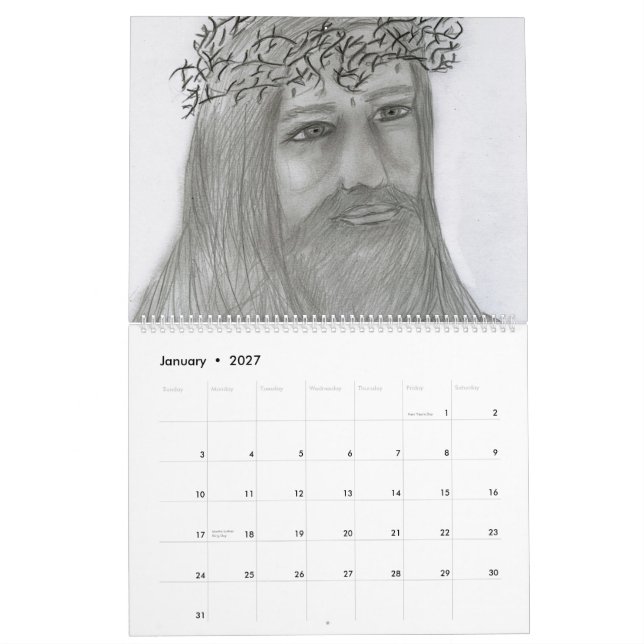 Walk With Me A 2012 Calendar (Jan 2027)