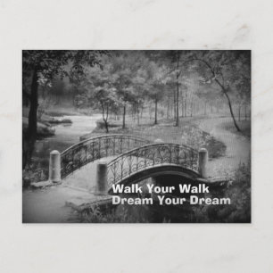 Walk your Walk Scenic Postcard