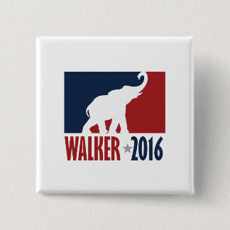 Walker 2016 Pro GOP Candidate Design 15 Cm Square Badge
