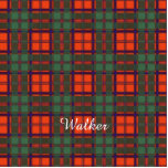 Walker clan Plaid Scottish kilt tartan Photo Sculpture Key Ring<br><div class="desc">The real Scottish tartan. The Walker family has the right to use the Stewart of Appin tartan.</div>