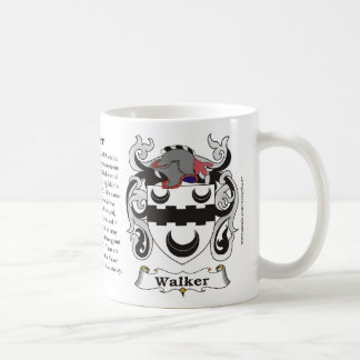 Walker Family Coat of Arms Mug