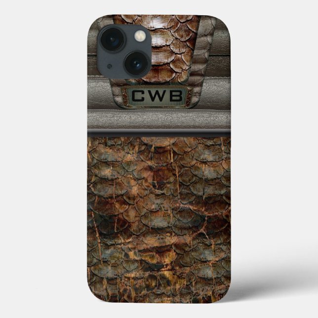 Walker Hiker Cool Monogram Case-Mate iPhone Case (Back)