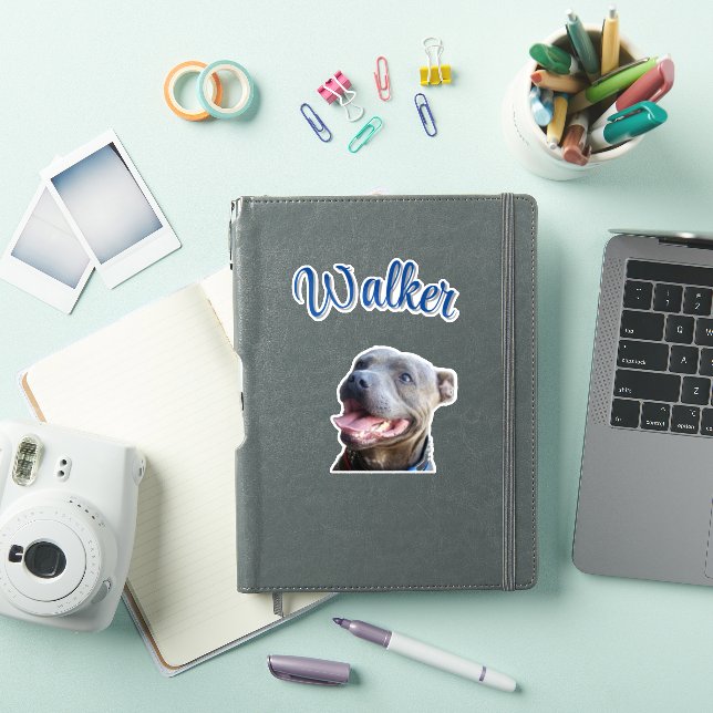Walker Name With Staffy Bull Terrier,  (iPad Cover)