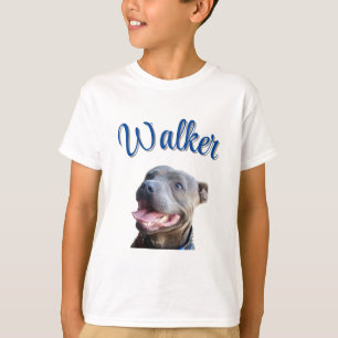 Walker Name With Staffy Bull Terrier,  T-Shirt