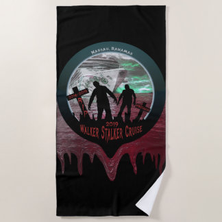Walker Stalker Cruise 2019 Beach Towel