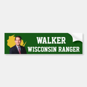 Walker Wisconsin Ranger Bumper Sticker