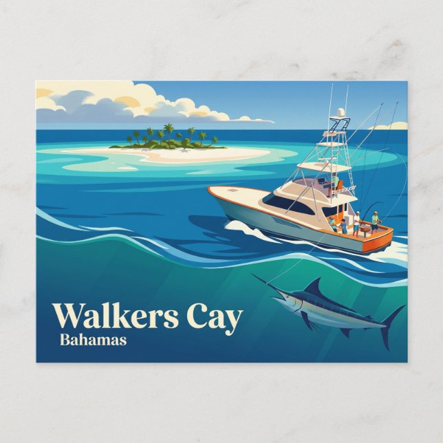 Walkers Cay Bahamas Postcard (Front)
