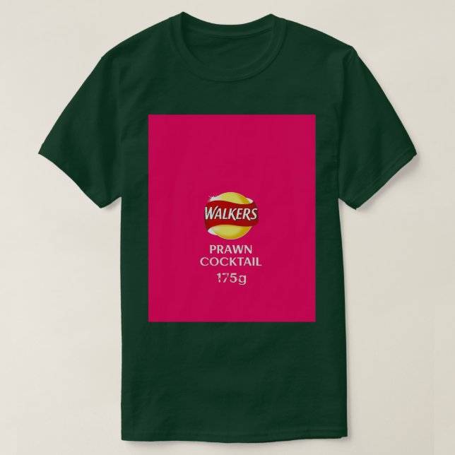 Walkers Prawn Cocktail Crisps design  T-Shirt (Design Front)