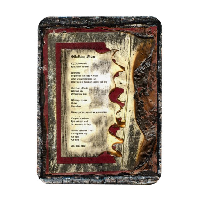 Walking Alone Magnet (Vertical)