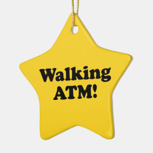 Walking ATM! Ceramic Tree Decoration