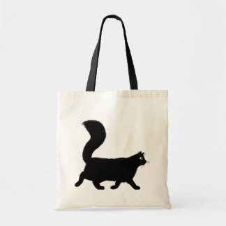 Walking Black Cat | Cool Kitty Lover's Tote Bag
