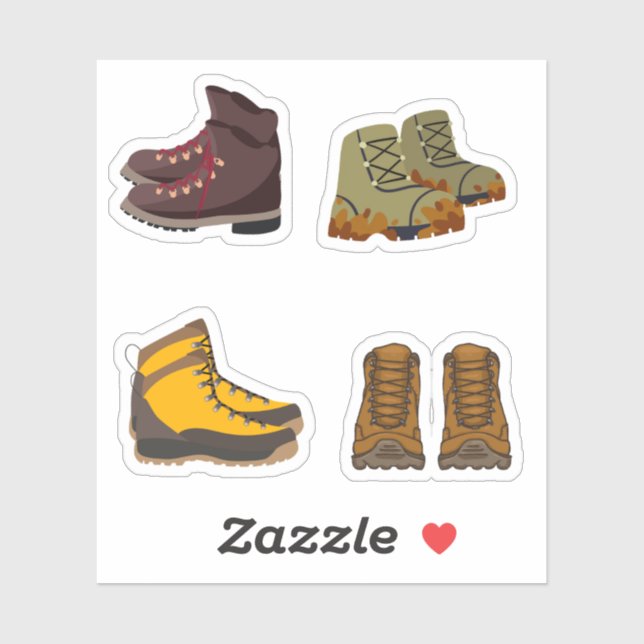 Walking Boot Stickers (Sheet)