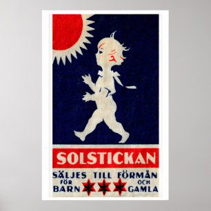Walking Child - Sweden - Matchbox Print