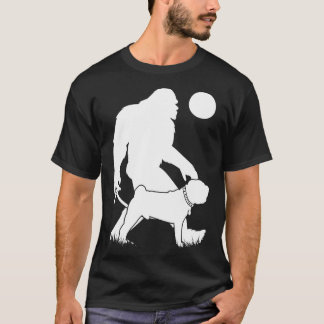Walking Chinese Shar Pei dog T-Shirt