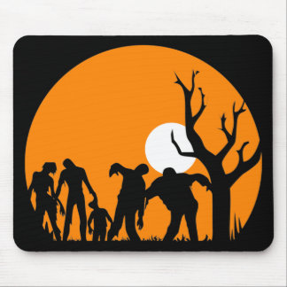 Walking Dead Silhouette Mouse Pad