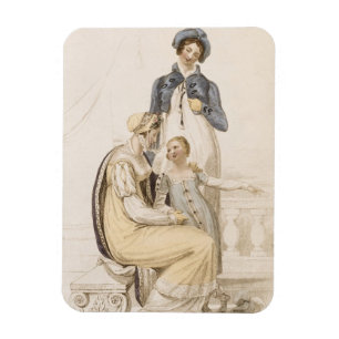 Walking Dresses, fashion plate from Ackermann's Re Magnet