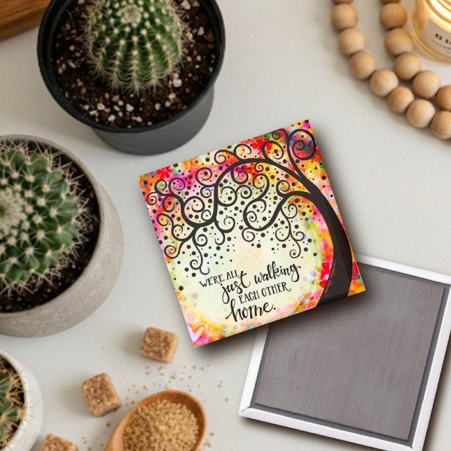 Walking Each Other Home Magnet (Creator Uploaded)