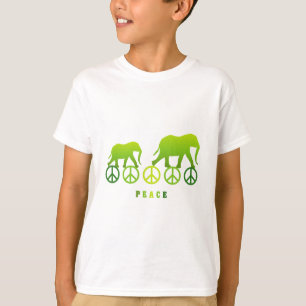 Walking Elephants in Peace T-Shirt
