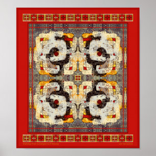 Walking from Schengen to Fribourg Poster