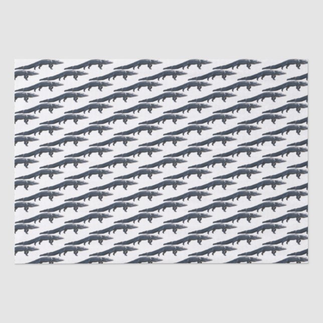 Walking Gator Tissue Paper (Front)