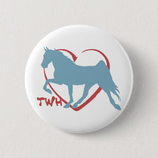 Walking Horse Lover 6 Cm Round Badge