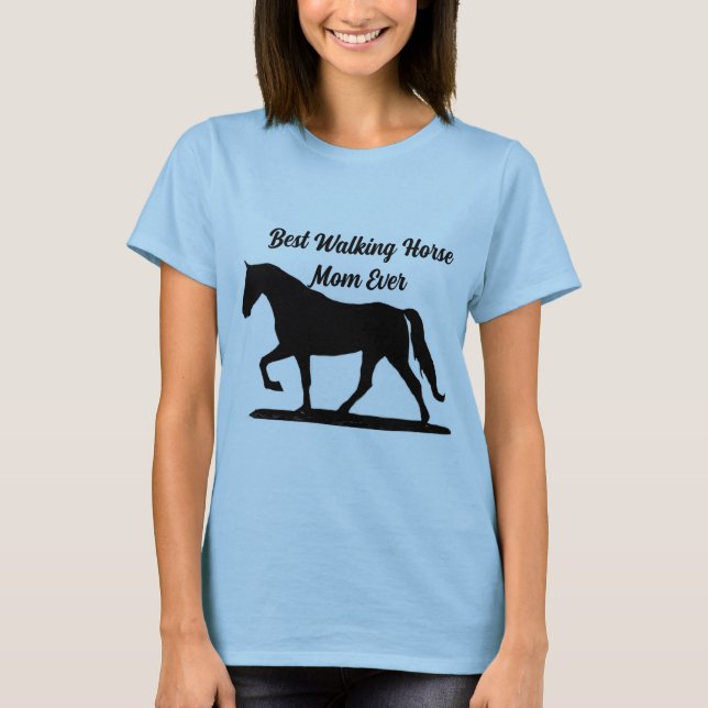Walking Horse Mum T-Shirt (Front)