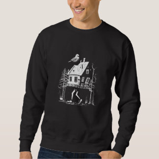 Walking House on Chicken Legs Slavic folklore Baba Sweatshirt