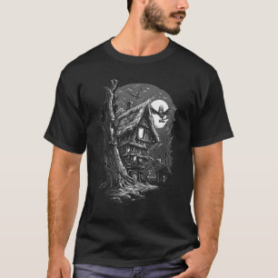 Walking House on Chicken Legs Slavic folklore Baba T-Shirt