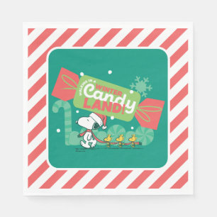 Walking In A Winter Candy Land! Napkin