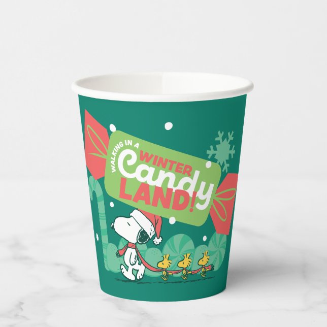 Walking In A Winter Candy Land! Paper Cups (Left)