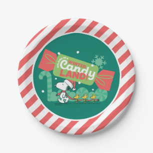Walking In A Winter Candy Land! Paper Plate