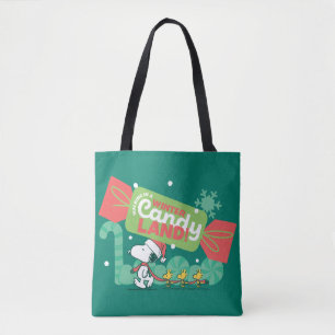 Walking In A Winter Candy Land! Tote Bag