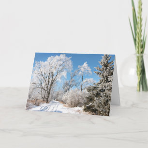 Walking in a winter wonderland Christmas Card