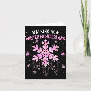 Walking In A Winter Wonderland Tie Dye Snowflake C Card