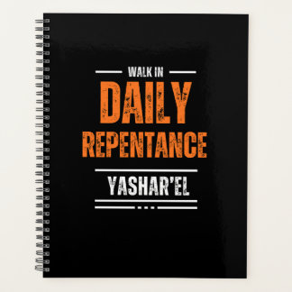 Walking in Daily Repentance Planner