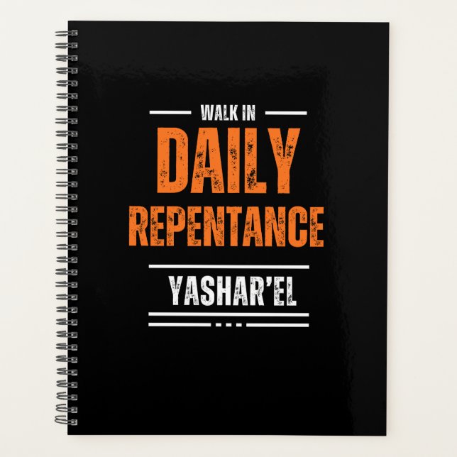 Walking in Daily Repentance Planner (Front)